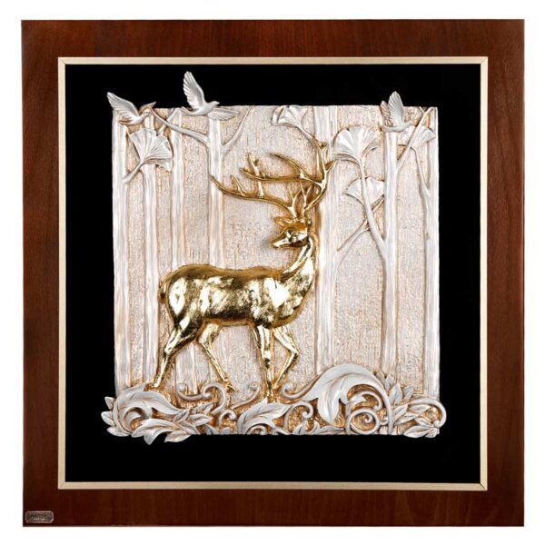 تابلو رزین ورق طلا