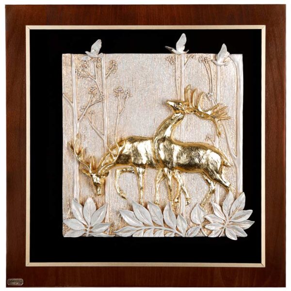 تابلو رزین ورق طلا