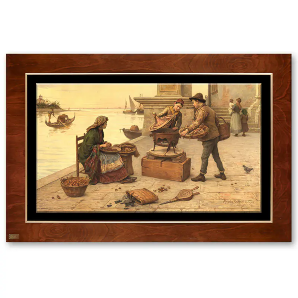 تابلو بلوط فروشان مدل THE CHESTNUT SELLERS کد FWB-120×80-H